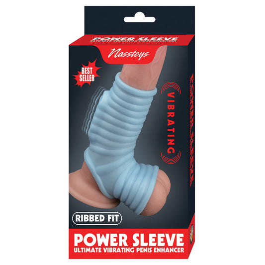 Vibrating Power Sleeve Ribbed Fit-Blue - rr7vz0-aa.myshopify.com