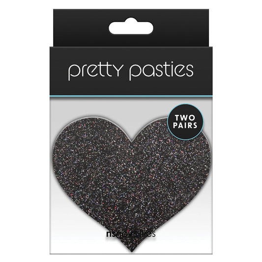 Pretty Pasties Glitter HeartsBlk/Gold 2pk - rr7vz0-aa.myshopify.com