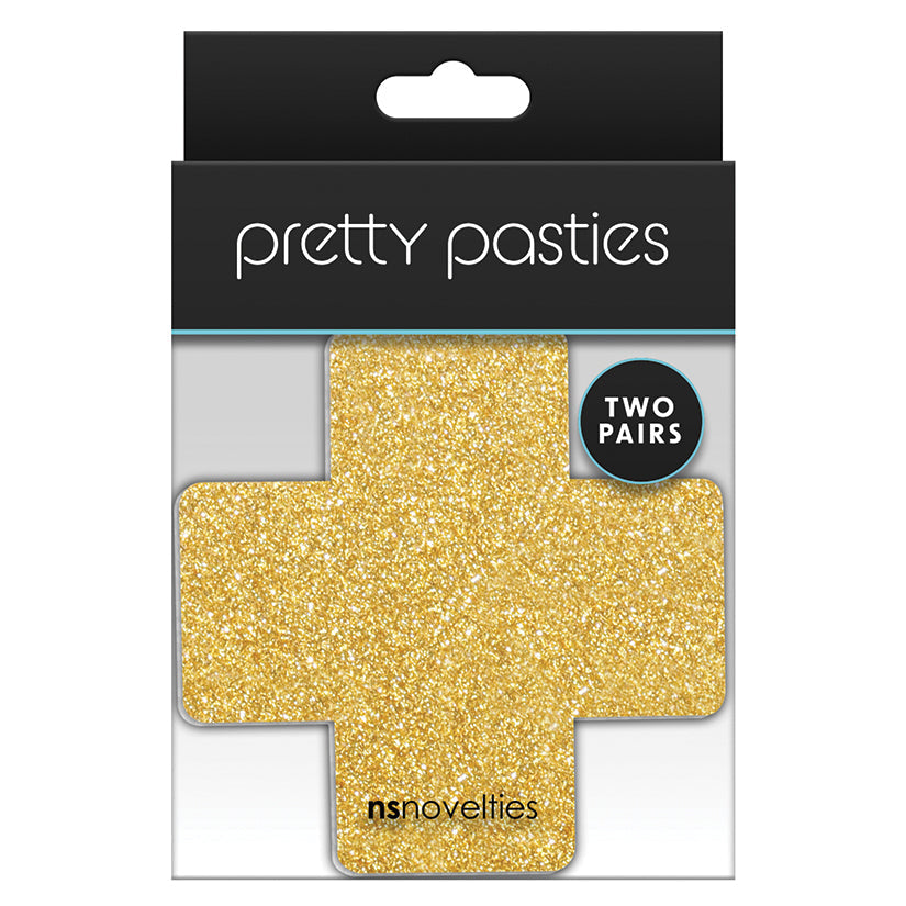 Pretty Pasties Glitter CrossBlk/Gold 2pk - rr7vz0-aa.myshopify.com