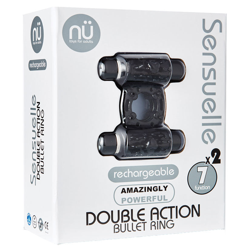 Sensuelle 7 Function Double Action C-Ring-Black - rr7vz0-aa.myshopify.com