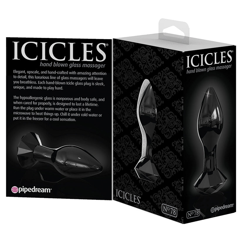 Icicles No.78 Gem Shaped Plug-Black - rr7vz0-aa.myshopify.com