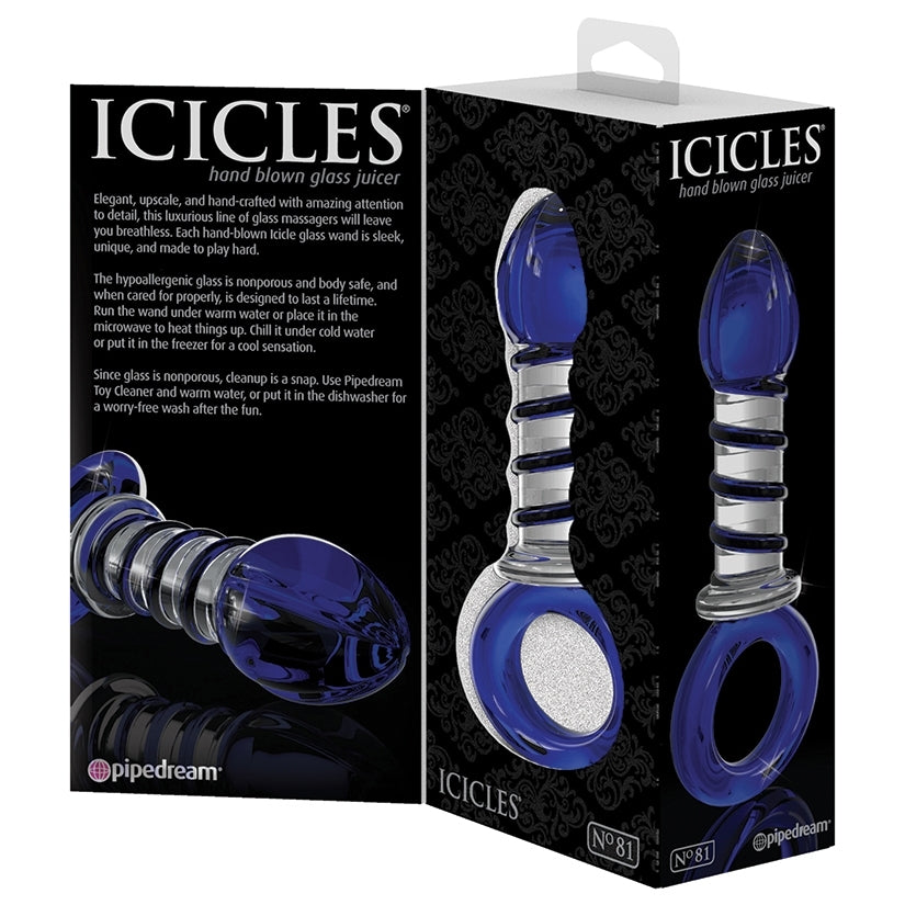 Icicles No.81 Plug With Handle-Blue Swirl - rr7vz0-aa.myshopify.com