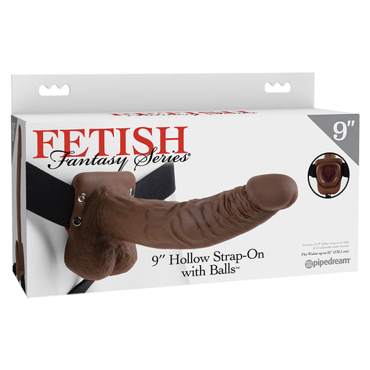 Fetish Fantasy Series Hollow Strap-On with Balls-Chocolate 9 - rr7vz0-aa.myshopify.com