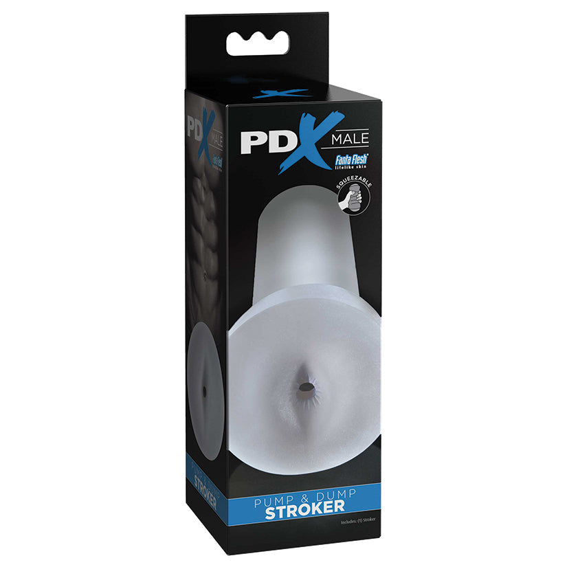 PDX Male Pump & Dump Stroker-Clear - rr7vz0-aa.myshopify.com