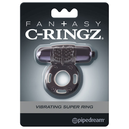 Fantasy C-Ringz Vibrating Super Ring-Black - rr7vz0-aa.myshopify.com