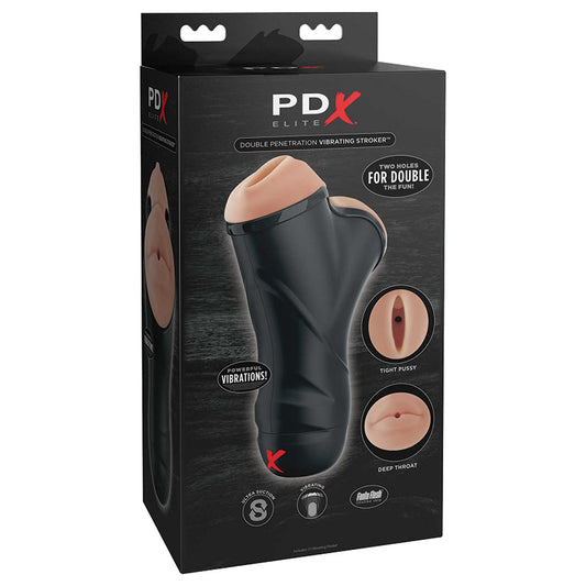 PDX Elite Double Penetration Vibrating Stroker - rr7vz0-aa.myshopify.com