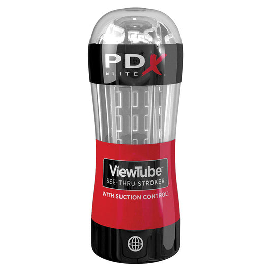 PDX Elite ViewTube Stroker-Clear--Toys 4 Daddy-Toys 4 Daddy