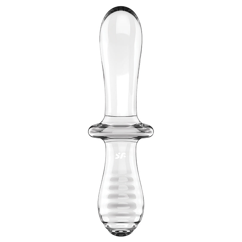 Satisfyer Double Crystal Glass Dildo-Clear - rr7vz0-aa.myshopify.com