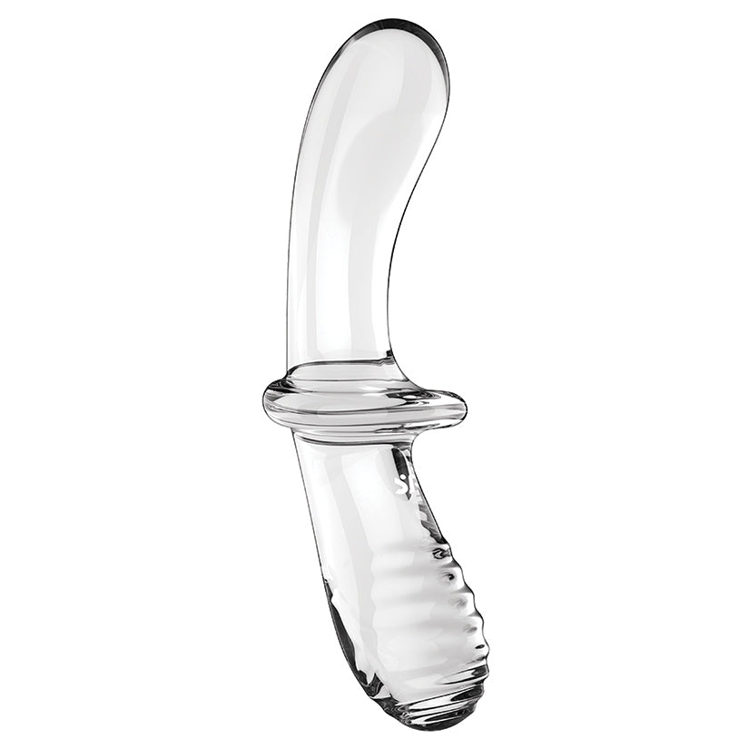 Satisfyer Double Crystal Glass Dildo-Clear - rr7vz0-aa.myshopify.com