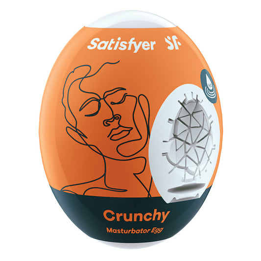 Satisfyer Masturbator Egg Single-Crunchy - rr7vz0-aa.myshopify.com