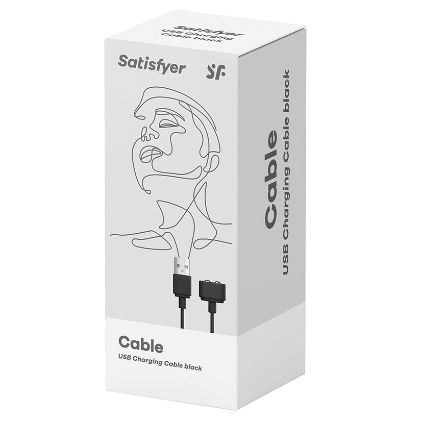 Satisfyer USB Charging Cable-Black--Toys 4 Daddy-Toys 4 Daddy