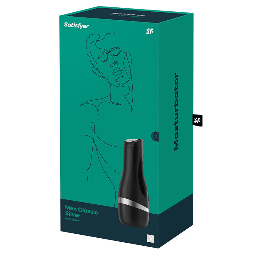 Satisfyer Men Classic Silver Masturbator-Silver - rr7vz0-aa.myshopify.com