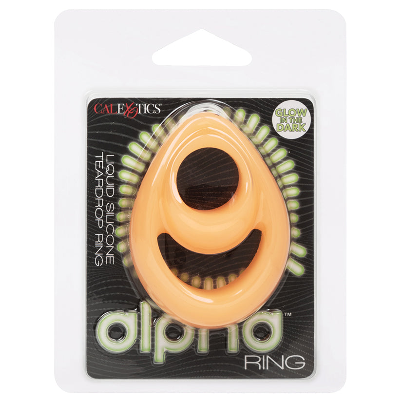 Alpha Glow-In-The-Dark Liquid Silicone Teardrop Ring - rr7vz0-aa.myshopify.com