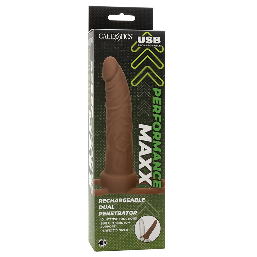 Performance Maxx Rechargeable Dual Penetrator - Brown - rr7vz0-aa.myshopify.com