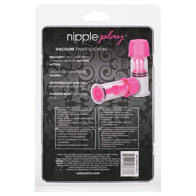 Nipple Play Vacuum Twist Suckers-Pink - rr7vz0-aa.myshopify.com