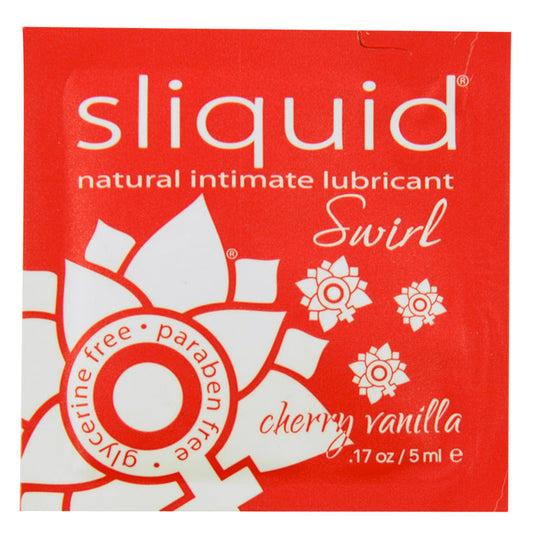 Sliquid Swirl Foil Packet-Cherry Vanilla .17oz--Toys 4 Daddy-Toys 4 Daddy