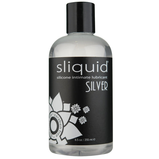 Sliquid Silver Enhanced Silicone Lube 8.5oz--Toys 4 Daddy-Toys 4 Daddy