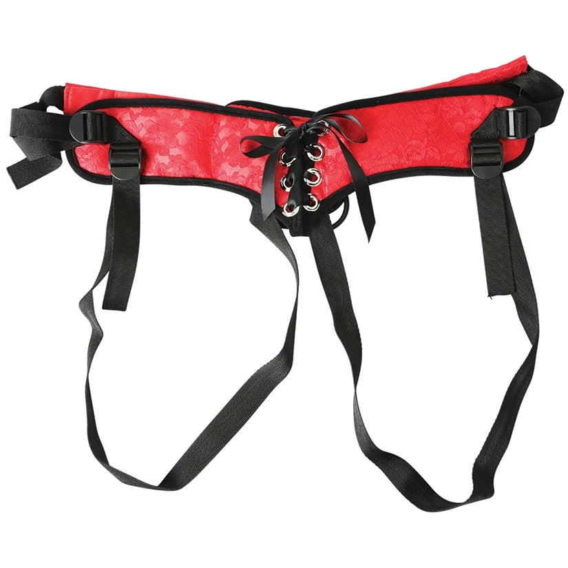 Sportsheets Red Lace Corsette Strap-On - rr7vz0-aa.myshopify.com