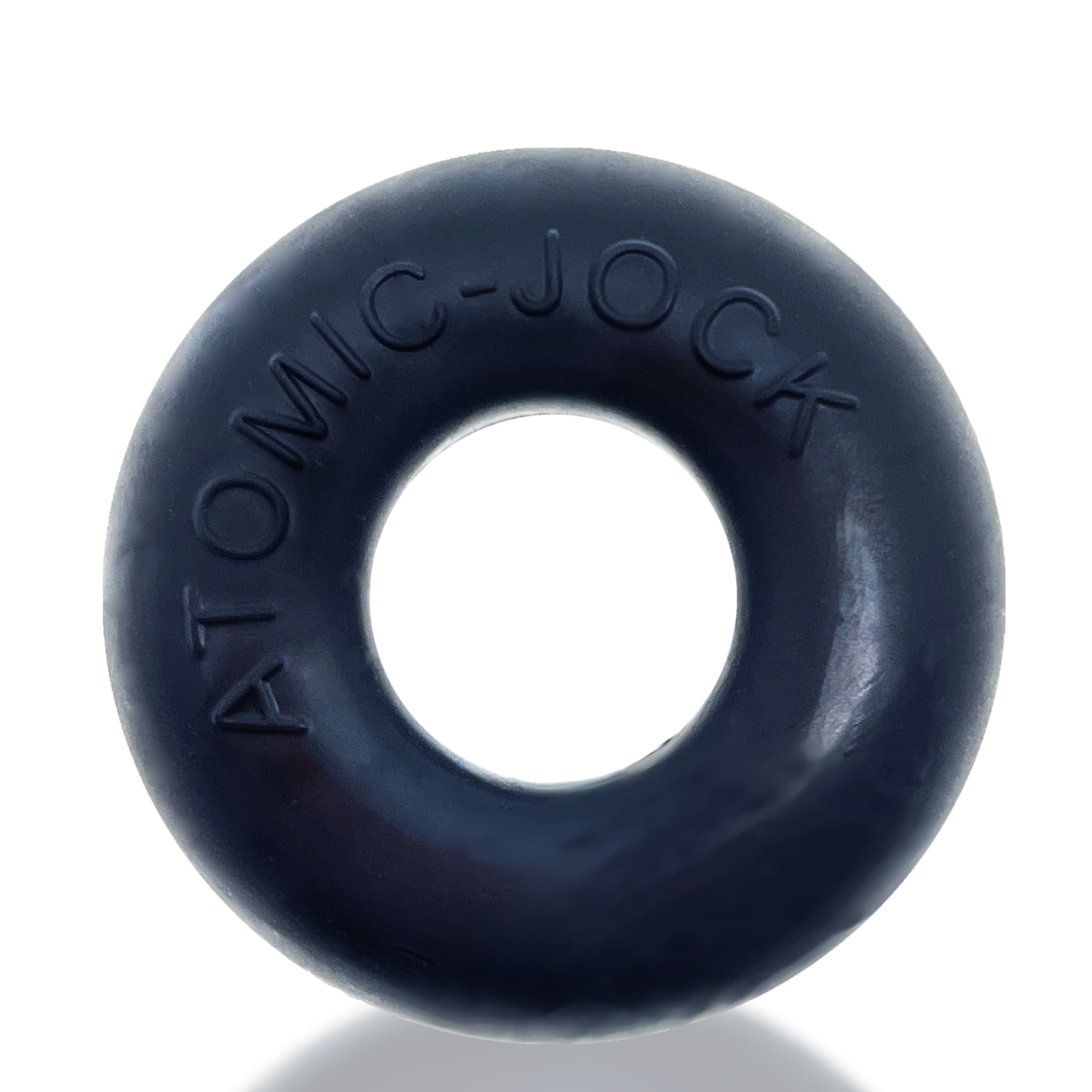 "Do-Nut-2 Large Atomic Jock Cockring - Night Black OX-AJ1025-2NGT"