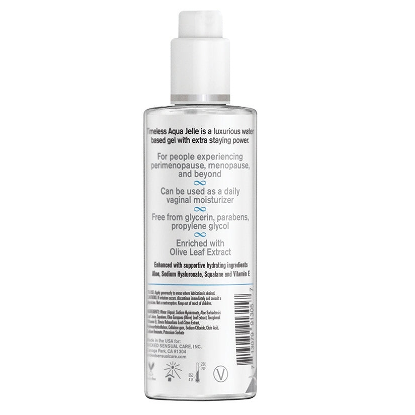 Wicked Simply Timeless Aqua Jelle Water-Based Gel Lubricant 4oz - rr7vz0-aa.myshopify.com