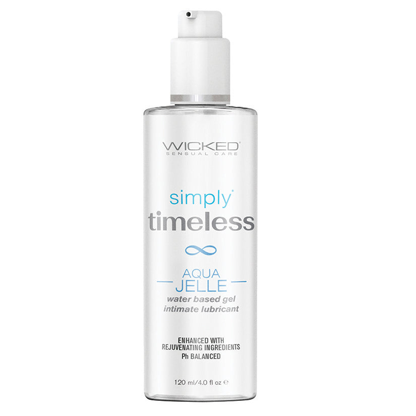 Wicked Simply Timeless Aqua Jelle Water-Based Gel Lubricant 4oz - rr7vz0-aa.myshopify.com