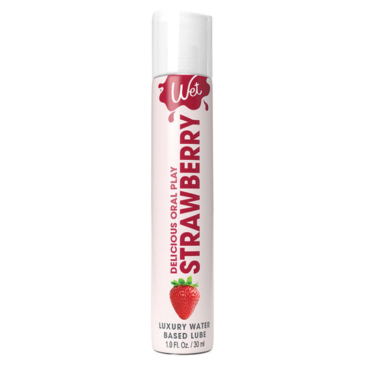 Wet Delicious Oral Play Strawberry Waterbased Flavored Lubricant 1oz - rr7vz0-aa.myshopify.com