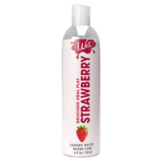 Wet Delicious Oral Play Strawberry Waterbased Flavored Lubricant 4oz - rr7vz0-aa.myshopify.com