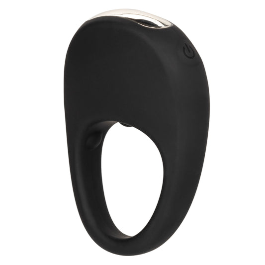 "Silicone Rechargeable Pleasure Ring - Black - Black SE1841073"