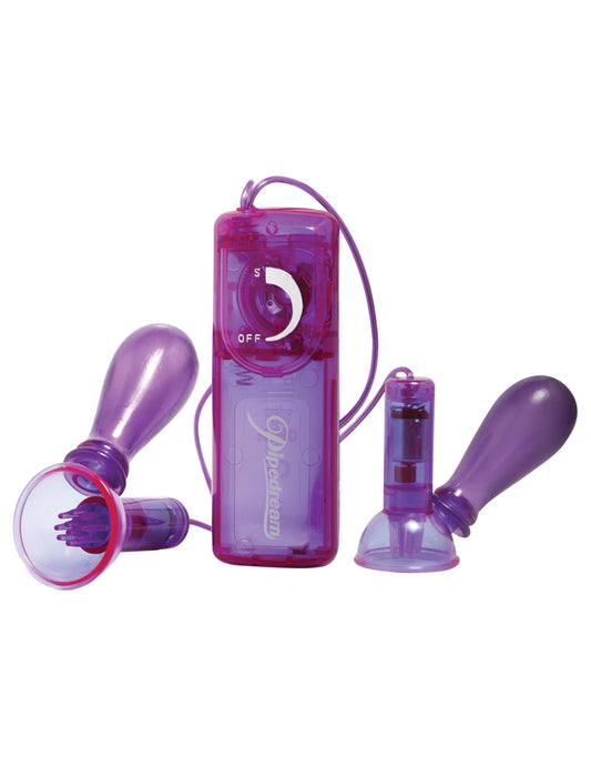 "Fetish Fantasy Series Vibrating Nipples Pumps PD3237-00"