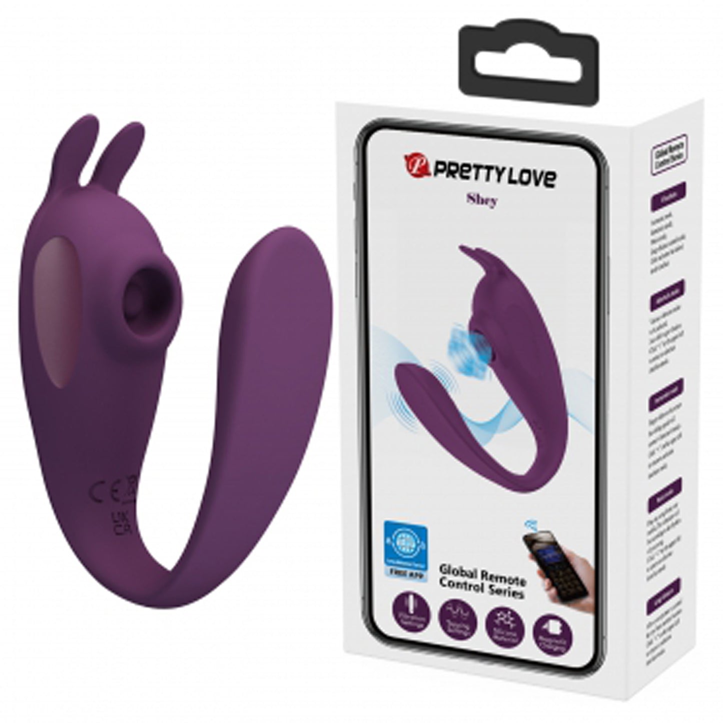 Shey Global App Control Vibrator - Purple