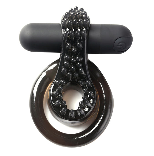 "Jagger Vibrating Erection Enhancer Ring - Black MTMA1721-BK1"